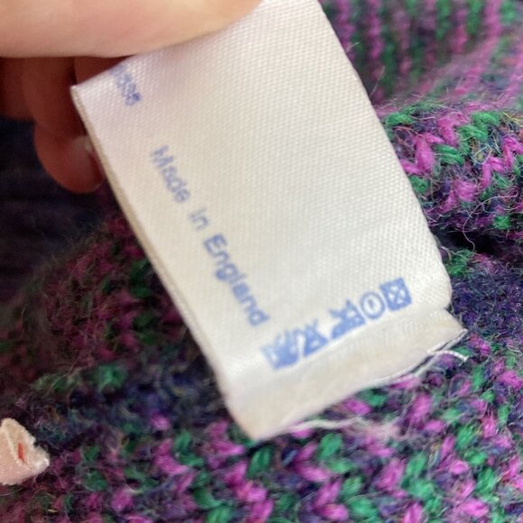 Conte of Florence Ski Sweater 90s Vintage Heavy Virgin Wool Grandpa Core… - Picture 14 of 14